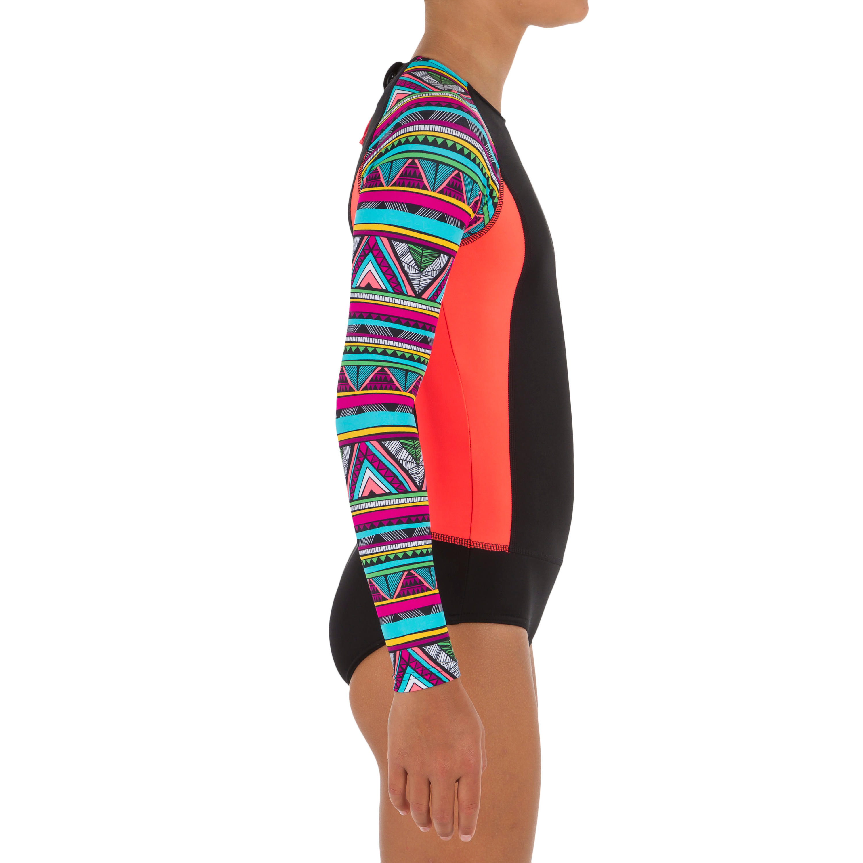 Shorty Backzip Surf Olaian Larga Manga Bañador Maika Niña kOuiPXZ